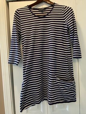 Chadwick’s of Boston Striped Women's Tunic Dress